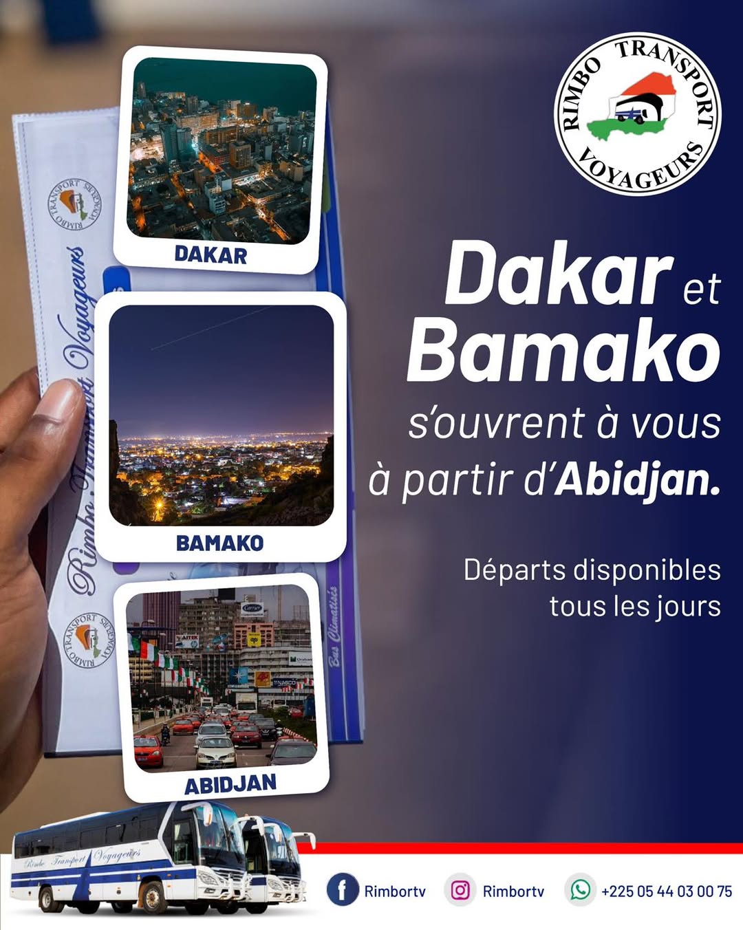 Destination à partir de Abidjan